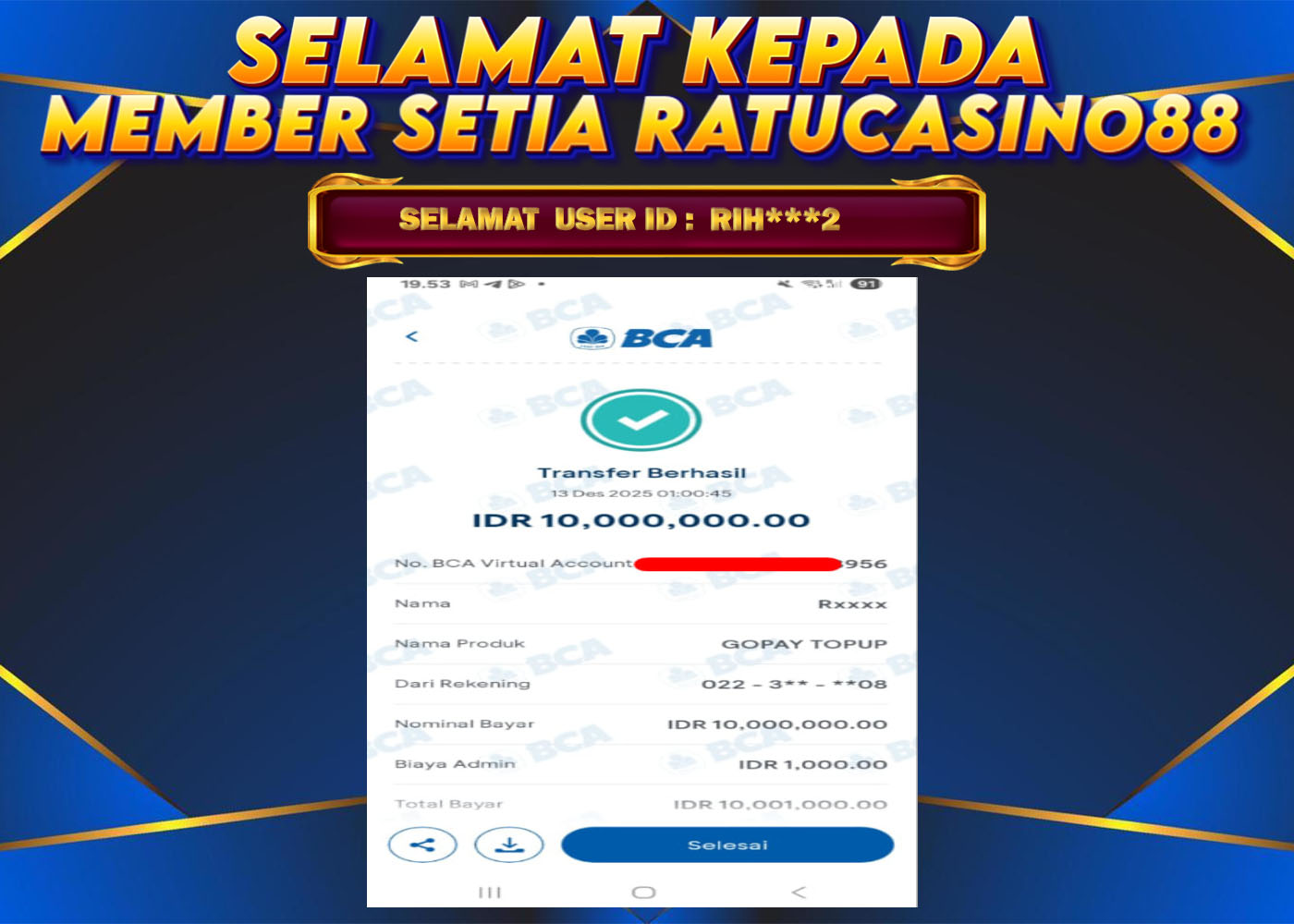 WITHDRAWAL MEMBER 157